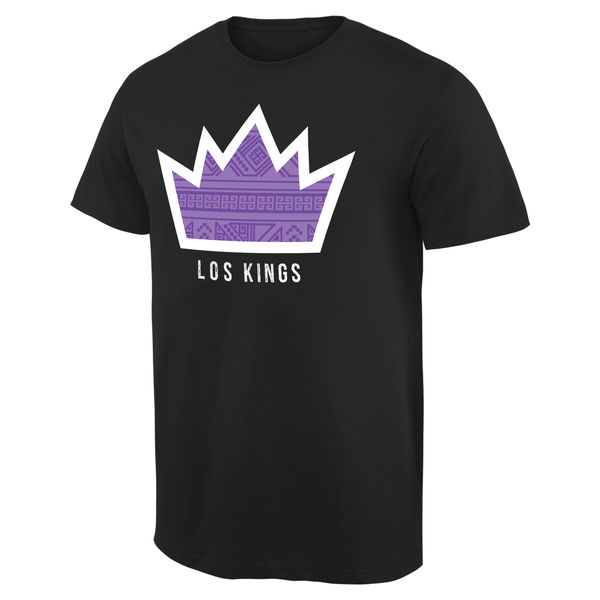 NBA Men Sacramento Kings Noches Enebea TShirt  Black